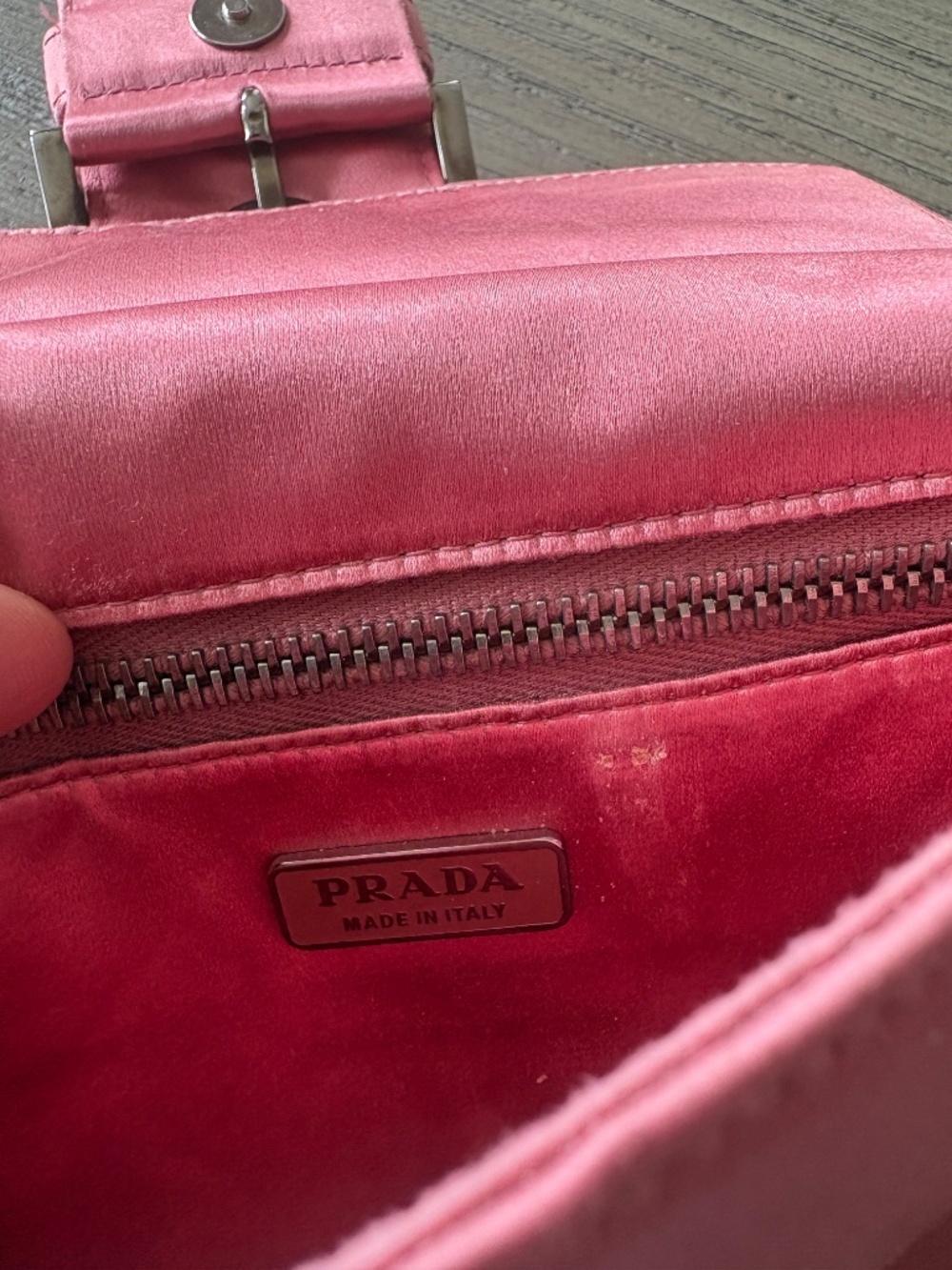 Vintage Prada Cleo Satin Mini Bag - Picture 4 of 7